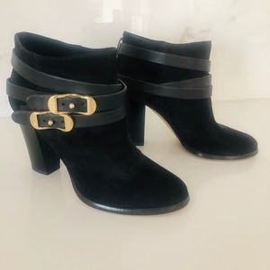 Jimmy Choo Melba buckle Suede Ankle Bootie